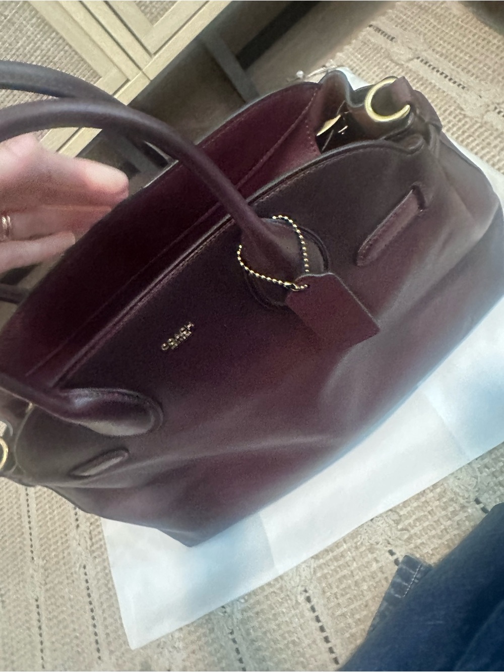 Coach Soft Empire Carryall Bag 40 - Picture 7 of 8